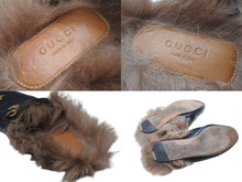 Load image into Gallery viewer, GUCCI グッチ サンダル ホースビット Horsebit ミュール レザー ブラック ゴールド金具 美品 中古 4c070799