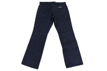 Load image into Gallery viewer, 極美品 CHROME HEARTS クロムハーツ フレアニー デニムパンツ サイズ37R クロスボール インディゴブルー コットン シルバ−925 中古 4c070867