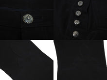 Load image into Gallery viewer, CHROME HEARTS クロムハーツ フレアニー デニムパンツ サイズ38R クロスボール ブラック コットン シルバ−925 美品 中古 4c070868