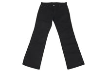 Load image into Gallery viewer, 極美品 CHROME HEARTS クロムハーツ フレアニー デニムパンツ サイズ36R クロスボール ブラック コットン シルバ−925 中古 4c070869