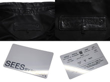 Load image into Gallery viewer, CHROME HEARTS クロムハーツ 1Bクロスボール テーラード レザージャケット サイズM ブラック レザー シルバー925 美品 中古 4c070870