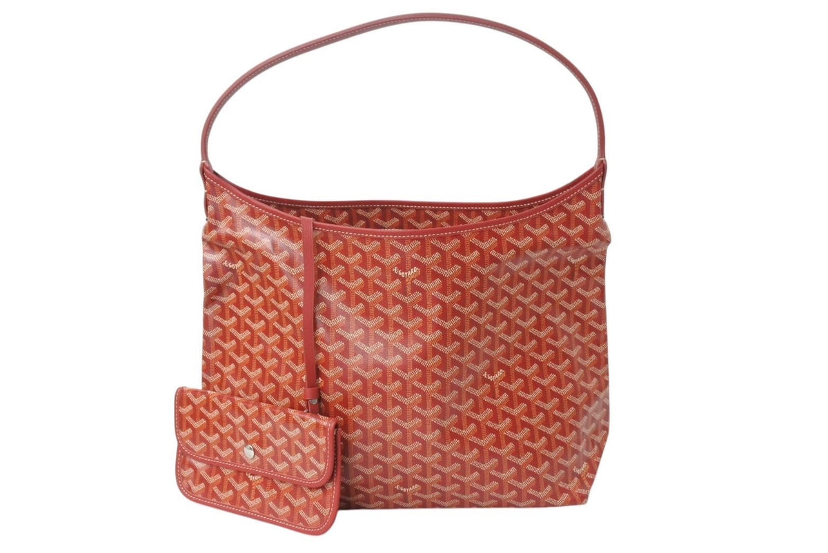 正規品 GOYARD Fidji ショルダーバッグ 廃盤品　赤 Goyard Fidji Hobo Bag Red Used