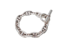 Load image into Gallery viewer, HERMES エルメス Chaine d'Ancre シェーヌダンクルGM ブレスレット 13コマ SV925 70.5g 美品 中古 4c070889