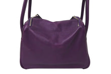 Load image into Gallery viewer, エルメス 2WAYバッグ リンディ30 アネモネ エバーカラー ◽︎R刻印 パープル シルバー金具 美品 中古 4c070892