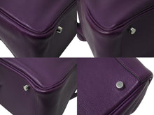 Load image into Gallery viewer, エルメス 2WAYバッグ リンディ30 アネモネ エバーカラー ◽︎R刻印 パープル シルバー金具 美品 中古 4c070892