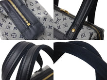Load image into Gallery viewer, LOUIS VUITTON ルイヴィトン ジョセフィーヌPM ハンドバッグ M92214 モノグラム ミニ ネイビー グレー 美品 中古 4c070899