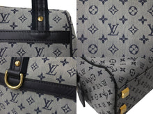 Load image into Gallery viewer, LOUIS VUITTON ルイヴィトン ジョセフィーヌPM ハンドバッグ M92214 モノグラム ミニ ネイビー グレー 美品 中古 4c070899
