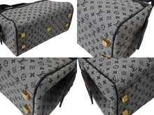 Load image into Gallery viewer, LOUIS VUITTON ルイヴィトン ジョセフィーヌPM ハンドバッグ M92214 モノグラム ミニ ネイビー グレー 美品 中古 4c070899