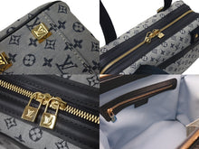 Load image into Gallery viewer, LOUIS VUITTON ルイヴィトン ジョセフィーヌPM ハンドバッグ M92214 モノグラム ミニ ネイビー グレー 美品 中古 4c070899