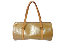 Load image into Gallery viewer, LOUIS VUITTON ルイヴィトン ベッドフォード ハンドバッグ M91329 モノグラムヴェルニ 筒型 ゴールド金具 ブラウン 美品 中古 4c070908