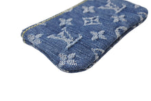 Load image into Gallery viewer, 新品未使用 LOUIS VUITTON ルイヴィトン ポシェット クレ コインケース M95343 モノグラム デニム ブルー 中古 4c070911