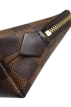 Load image into Gallery viewer, 極美品 LOUIS VUITTON ルイヴィトン Damier pochette ダミエ ポシェット コスメティック N47516 ブラウン 中古 4c070918