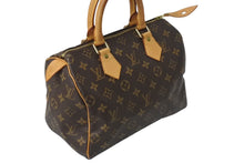 Load image into Gallery viewer, LOUIS VUITTON ルイヴィトン スピーディ25 ハンドバッグ M41528 モノグラム PVC レザー ゴールド金具 ブラウン 美品 中古 4c070920