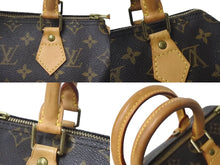 Load image into Gallery viewer, LOUIS VUITTON ルイヴィトン スピーディ25 ハンドバッグ M41528 モノグラム PVC レザー ゴールド金具 ブラウン 美品 中古 4c070920