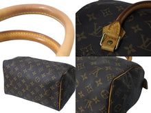 Load image into Gallery viewer, LOUIS VUITTON ルイヴィトン スピーディ25 ハンドバッグ M41528 モノグラム PVC レザー ゴールド金具 ブラウン 美品 中古 4c070920