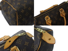 Load image into Gallery viewer, LOUIS VUITTON ルイヴィトン スピーディ25 ハンドバッグ M41528 モノグラム PVC レザー ゴールド金具 ブラウン 美品 中古 4c070920