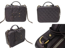 Load image into Gallery viewer, 極美品 CHANEL シャネル マトラッセ 2WAY バニティ チェーンショルダー ハンドバッグ キャビアスキン ボルドー 26番台 中古 4c070927