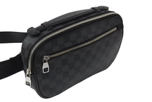 Load image into Gallery viewer, 極美品 LOUIS VUITTON ルイヴィトン Damier Graphite ダミエ・グラフィット Ambler アンブレール ボディバッグ N41289 ICチップ 中古 4c070955