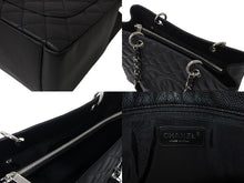 Load image into Gallery viewer, 極美品 CHANEL シャネル GST チェーントートバッグ ココマーク 13番台 A50995 キャビアスキン ブラック シルバー 中古 4c070961