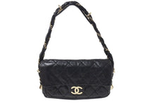 Load image into Gallery viewer, 極美品 CHANEL シャネル ウルトラステッチ ハンドバッグ ワンショルダーバッグ ブラック ラムスキン 11番台 ココマーク ゴールド金具 美品 中古 4c070964