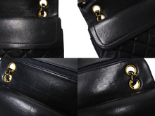 Load image into Gallery viewer, 極美品 CHANEL シャネル マトラッセ23 Wフラップ チェーン ショルダーバッグ ラムスキン 4番台 ブラック ゴールド金具 中古 4c070971