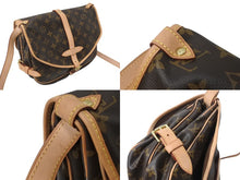 Load image into Gallery viewer, 新品同様 LOUIS VUITTON ルイヴィトン ソミュール30 ショルダーバッグ ブラウン モノグラム ロゴ 斜めがけ M42256 中古 4c070978