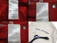 Load image into Gallery viewer, 新品同様 LOUIS VUITTON ルイヴィトン ミックスレザーバーシティブルゾン 24SS RM241 BQV HQL87E ラインストーン パール 46 中古 4c070995