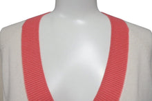 Load image into Gallery viewer, CHANEL シャネル セーター P61425K46799 サイズ34 カシミヤ ロゴ ココマーク ピンク アイボリー 美品 中古 4c070996