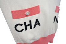 Load image into Gallery viewer, CHANEL シャネル セーター P61425K46799 サイズ34 カシミヤ ロゴ ココマーク ピンク アイボリー 美品 中古 4c070996