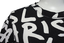 Load image into Gallery viewer, LOUIS VUITTON ルイヴィトン 半袖Tシャツ RM091S サイズXXS モノグラム グラフィティ ブラック ホワイト 美品 中古 4c071019