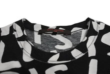Load image into Gallery viewer, LOUIS VUITTON ルイヴィトン 半袖Tシャツ RM091S サイズXXS モノグラム グラフィティ ブラック ホワイト 美品 中古 4c071019