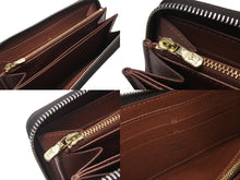 Load image into Gallery viewer, LOUIS VUITTON ルイヴィトン モノグラム ジッピーウォレット M60017 長財布 財布 ブラウン系 ゴールド金具 美品 中古 4c071035
