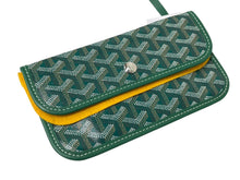 Load image into Gallery viewer, 新品未使用 GOYARD ゴヤール サンルイPM バッグ トートバッグ STLOUIPMLTY09CL09P PVC レザー ヘリンボーン グリーン 中古 4c071039