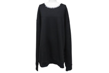 Load image into Gallery viewer, 極美品 CHROME HEARTS クロムハーツ スウェットシャツ トレーナー サイズXXL ネックロゴ 新作 袖プリント ブラック コットン 中古 4c071052