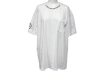 Load image into Gallery viewer, Chrome hearts クロムハーツ ネックロゴ バッククロスロゴ プリントポケットサイズ XL ホワイト 新型 美品 中古 4c071054