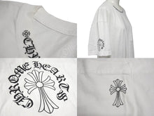 Load image into Gallery viewer, Chrome hearts クロムハーツ ネックロゴ バッククロスロゴ プリントポケットサイズ XL ホワイト 新型 美品 中古 4c071054