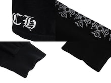 Load image into Gallery viewer, CHROME HEARTS クロムハーツ 長袖Tシャツ CHクロス トップス コットン ブラック サイズS 美品 中古 4c071065