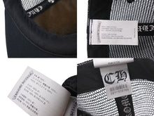 Load image into Gallery viewer, CHROME HEARTS クロムハーツ ドーバーストリートマーケット トラッカーキャップ CHロゴ刺繍 クロスボール シルバー 925 ブラック 美品 中古 4c071072