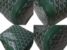 Load image into Gallery viewer, 新品同様 GOYARD ゴヤール プティフロ バケット バッグ グリーン ショルダーバッグ PVC レザー PEFLOTPMLTY09CL09P 中古 4c071084