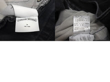 Load image into Gallery viewer, CHROME HEARTS クロムハーツ LEVI'S 501 デニムパンツ レザークロスパッチ クロスボールボタン ブラック サイズ38 美品 中古 4c071086