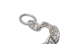 Load image into Gallery viewer, 新品未使用 HERMES エルメス シェーヌダンクルGM ブレスレット 14コマ 24AG090779 777g シルバー925 美品 中古 4c071153