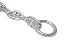 Load image into Gallery viewer, 新品未使用 HERMES エルメス シェーヌダンクルGM ブレスレット 14コマ 24AG090779 777g シルバー925 美品 中古 4c071153