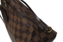 Load image into Gallery viewer, 極美品 LOUIS VUITTON ルイヴィトン ネヴァーフルPM トートバッグ N51109 ダミエキャンバス ブラウン ゴールド金具 中古 4c071218