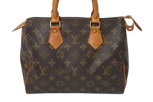 Load image into Gallery viewer, LOUIS VUITTON ルイヴィトン スピーディ25 ハンドバッグ M41109 モノグラム PVC レザー ゴールド金具 ブラウン 美品 中古 4c071223