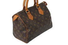 Load image into Gallery viewer, LOUIS VUITTON ルイヴィトン スピーディ25 ハンドバッグ M41109 モノグラム PVC レザー ゴールド金具 ブラウン 美品 中古 4c071223