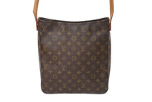 Load image into Gallery viewer, 極美品 LOUIS VUITTON ルイヴィトン ルーピングGM ハンドバッグ モノグラム M51145 ブラウン ゴールド金具 中古 4c071235