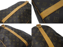 画像をギャラリービューアに読み込む, LOUIS VUITTON ルイヴィトン キーポルバンドリエール60 ボストンバッグ M41412 モノグラムキャンバス ブラウン ゴールド金具 美品 中古 4c071247