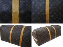 画像をギャラリービューアに読み込む, LOUIS VUITTON ルイヴィトン キーポルバンドリエール60 ボストンバッグ M41412 モノグラムキャンバス ブラウン ゴールド金具 美品 中古 4c071247