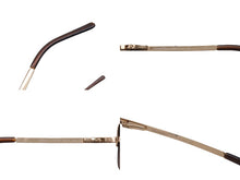 Load image into Gallery viewer, 極美品 CHANEL シャネル リムレスサングラス 4104-B C.125/13 サイズ62◻︎15 120 ラインストーン ココマーク ブラウン 中古 4c071271