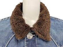 Load image into Gallery viewer, TRUE RELIGION トゥルー レリジョン JIMMY SHERPA BIG T ジミー シェルパ ビック T ブルー サイズ L 美品 中古 4c071323